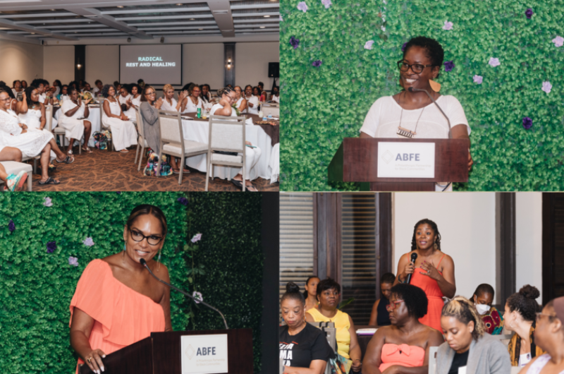 Black women conference speakers and attendees