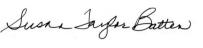 Susan Taylor Batten - Signature