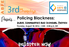 Policing Blackness August 2016 Webinar